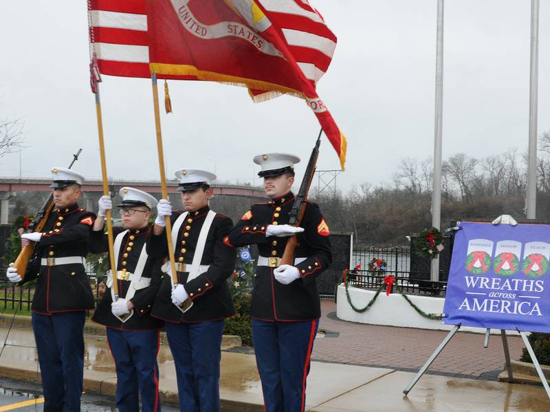 Photos: Wreaths Across America pays tribute at Middle East Conflicts Wall in Marseilles